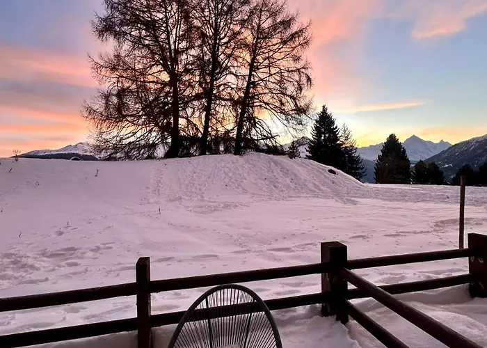Appartamento Pied De Piste Et à 5min Des Bains D'hérémence Vex